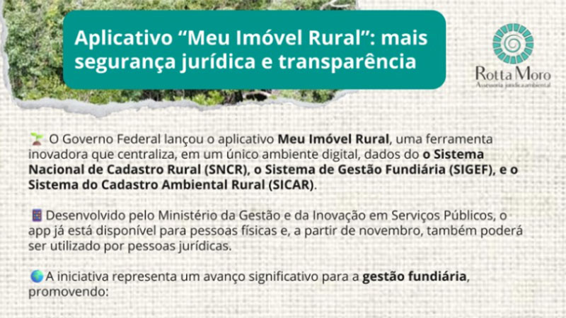 📢Alerta Fundiário: novo aplicativo integrando cadastros de imóveis rurais!